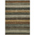 5' X 8' Khaki And Gold Striped Washable Indoor Outdoor Area Rug