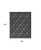 8' X 10' Black Indoor Outdoor Area Rug - Black