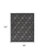 8' X 10' Black Indoor Outdoor Area Rug