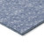 8' Runner Navy Blue Geometric Washable Non Skid Indoor Outdoor Runner Rug