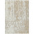 3' X 5' Beige And Ivory Abstract Washable Indoor Outdoor Area Rug Transitional Style - Beige, Ivory Color