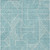 5' X 8' Teal Blue And Ivory Abstract Washable Indoor Outdoor Area Rug - 608219153588
