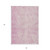 3' X 5' Pink And Ivory Abstract Washable Indoor Outdoor Area Rug - 608219238117