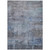 5' X 8' Gray And Blue Abstract Washable Indoor Outdoor Area Rug