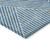3' X 5' Teal Blue And Ivory Geometric Washable Indoor Outdoor Area Rug Transitional Style - Teal Blue, Ivory Color