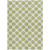 5' X 8' Sage And Ivory Polka Dot Washable Indoor Outdoor Area Rug