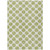 5' X 8' Sage And Ivory Polka Dot Washable Indoor Outdoor Area Rug