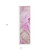 8' Runner Pink Abstract Washable Non Skid Indoor Outdoor Runner Rug