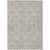 3' X 5' Taupe And Ivory Geometric Washable Indoor Outdoor Area Rug Transitional Style - Taupe, Ivory Color
