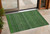 2' X 3' Fern Green Striped Washable Non Skid Indoor Outdoor Area Rug