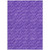 5' X 8' Purple Geometric Washable Non Skid Indoor Outdoor Area Rug