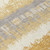 5' X 8' Gold Copper And Gray Striped Washable Indoor Outdoor Area Rug