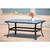 21" Black Metal Outdoor Coffee Table