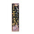 36" Black Gold And Purple Solid Wood Eek Halloween Skeleton Porch Sign