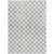5' X 8' Gray And Ivory Geometric Washable Indoor Outdoor Area Rug - Gray, Ivory