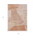 5' X 8' Salmon Copper And Ivory Abstract Washable Indoor Outdoor Area Rug