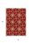 3' X 5' Orange And Gold Geometric Washable Indoor Outdoor Area Rug