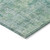 3' X 5' Teal Blue Abstract Washable Indoor Outdoor Area Rug Transitional Style - Teal Blue Color