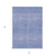 3' X 5' Sky Blue Purple And Ivory Tribal Washable Indoor Outdoor Area Rug