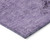 5' X 8' Purple Eggplant And Lavender Oriental Washable Indoor Outdoor Area Rug