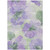 5' X 8' Lavender And Artichoke Green Floral Washable Indoor Outdoor Area Rug - Lavender, Olive Green