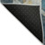 3' X 5' Teal Blue Gold And Silver Geometric Washable Indoor Outdoor Area Rug