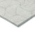 3' X 5' Ivory And Taupe Geometric Washable Indoor Outdoor Area Rug