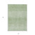 5' X 8' Artichoke Green And Green Abstract Washable Indoor Outdoor Area Rug