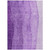 5' X 8' Purple And Lavender Ombre Washable Indoor Outdoor Area Rug