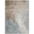 5' X 8' Rust And Gray Abstract Washable Indoor Outdoor Area Rug