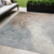 5' X 8' Rust And Gray Abstract Washable Indoor Outdoor Area Rug