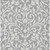3' X 5' Gray And Ivory Floral Washable Indoor Outdoor Area Rug
