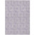 5' X 8' Lavender And Ivory Geometric Washable Indoor Outdoor Area Rug Transitional Style - Lavender, Ivory Color