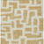 5' X 8' Gold And Ivory Abstract Washable Indoor Outdoor Area Rug Transitional Style - Gold, Ivory Color