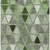 5' X 8' Green And Fern Green Geometric Washable Indoor Outdoor Area Rug - Green, Fern Green