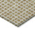 5' X 8' Gold And Beige Geometric Washable Indoor Outdoor Area Rug