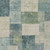 5' X 8' Blue Geometric Washable Indoor Outdoor Area Rug