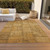 3' X 5' Peach Gray And Charcoal Patchwork Washable Indoor Outdoor Area Rug