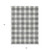 5' X 8' Gray And Charcoal Plaid Washable Indoor Outdoor Area Rug