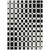 3' X 5' Black And Ivory Geometric Washable Indoor Outdoor Area Rug Transitional Style - Black, Ivory Color