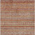 5' X 8' Rust Gold And Silver Southwestern Washable Indoor Outdoor Area Rug