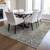 3' X 5' Gray Beige And Black Geometric Washable Indoor Outdoor Area Rug
