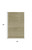 3' X 5' Green And Gold Abstract Indoor Outdoor Area Rug