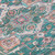 5' X 8' Emerald Teal Blue And Beige Oriental Washable Indoor Outdoor Area Rug