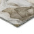 3' X 5' Brown Abstract Washable Non Skid Indoor Outdoor Area Rug