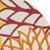 4' Red Green Orange Yellow And Ivory Round Floral Indoor Outdoor Area Rug