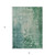 3' X 5' Emerald Abstract Washable Indoor Outdoor Area Rug