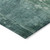 3' X 5' Emerald Abstract Washable Indoor Outdoor Area Rug