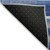 5' X 8' Navy Blue And Denim Blue Striped Washable Indoor Outdoor Area Rug