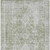 5' X 8' Artichoke Green Oriental Washable Indoor Outdoor Area Rug